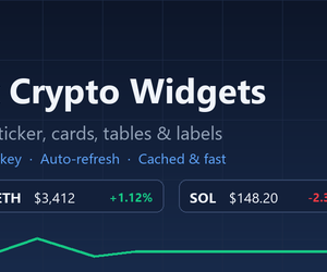 VortexCodex Crypto Widgets Pro